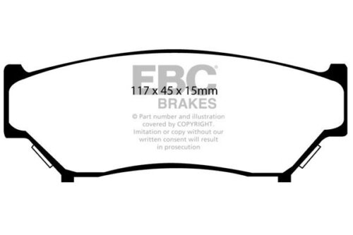 EBC Ultimax front brake pads for Suzuki Jimny