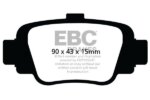 EBC Ultimax rear brake pads for Nissan Micra