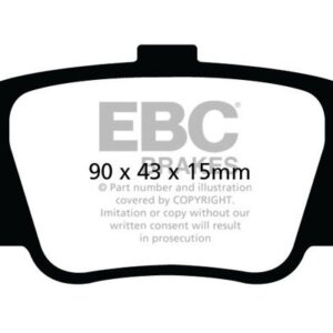 EBC Ultimax stražnje kočione pločice za Nissan Micra