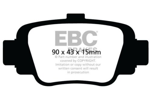 EBC Ultimax rear brake pads for Nissan Micra