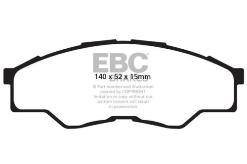 EBC Ultimax front brake pads for Toyota Hilux