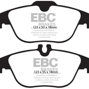 EBC Ultimax stražnje kočione pločice za Mercedes-Benz E-Class, Mercedes-Benz GLK-Class