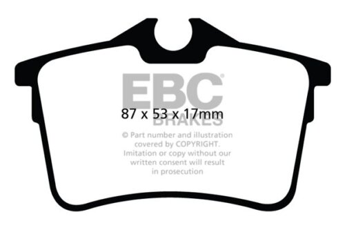EBC Ultimax rear brake pads for Citroën Berlingo