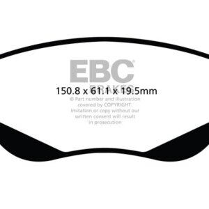 EBC Ultimax prednje kočione pločice za Toyota Verso, Toyota Avensis