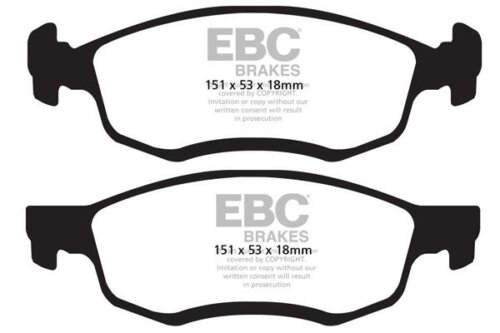EBC Ultimax front brake pads for Dacia Logan MCV