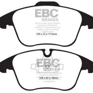 EBC Ultimax prednje kočione pločice za Citroën C5