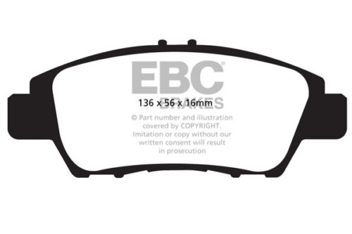EBC Ultimax front brake pads for Honda CR-Z, Honda Insight