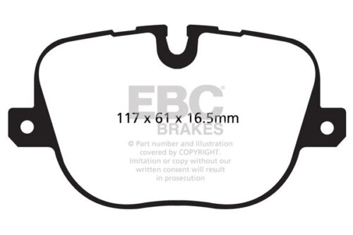EBC Ultimax rear brake pads for Land Rover Range Rover, Land Rover Range Rover Sport
