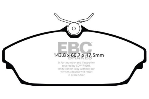 EBC Ultimax front brake pads for Tata Safari, Tata Xenon