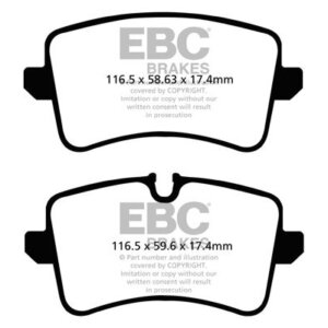 EBC Ultimax stražnje kočione pločice za Audi A4, Audi A5 Sportback