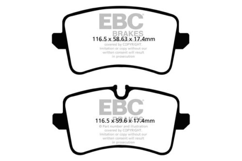 EBC Ultimax stražnje kočione pločice za Audi A4, Audi A5 Sportback