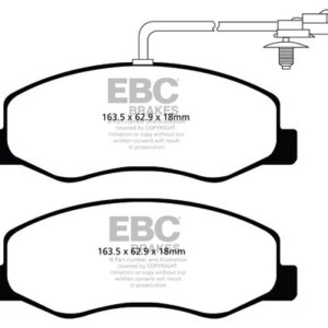 EBC Ultimax stražnje kočione pločice za Nissan NV400, Opel Movano