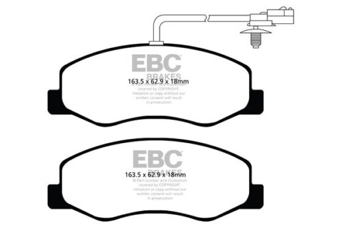 EBC Ultimax stražnje kočione pločice za Nissan NV400, Opel Movano
