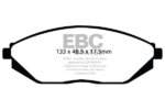 EBC Ultimax front brake pads for Chevrolet Spark