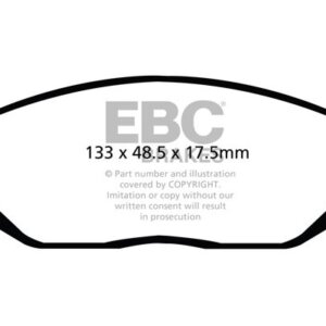 EBC Ultimax prednje kočione pločice za Chevrolet Spark