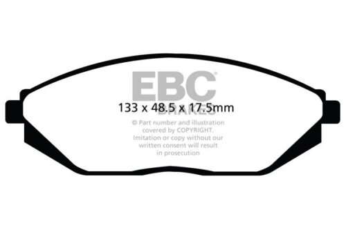 EBC Ultimax front brake pads for Chevrolet Spark