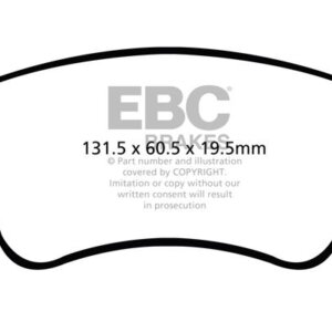 EBC Ultimax front brake pads for KIA Venga