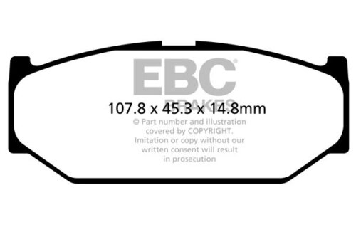 EBC Ultimax front brake pads for Suzuki Swift
