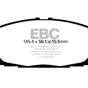 EBC Ultimax prednje kočione pločice za Toyota Hilux, Toyota HiAce
