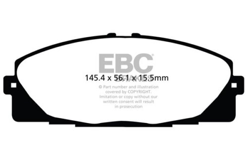 EBC Ultimax prednje kočione pločice za Toyota Hilux, Toyota HiAce