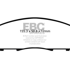 EBC Ultimax prednje kočione pločice za Nissan NV200