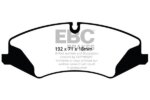 EBC Ultimax prednje kočione pločice za Land Rover Discovery, Land Rover Range Rover