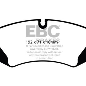 EBC Ultimax prednje kočione pločice za Land Rover Discovery, Land Rover Range Rover