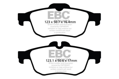 EBC Ultimax rear brake pads for Renault Talisman, Renault Latitude