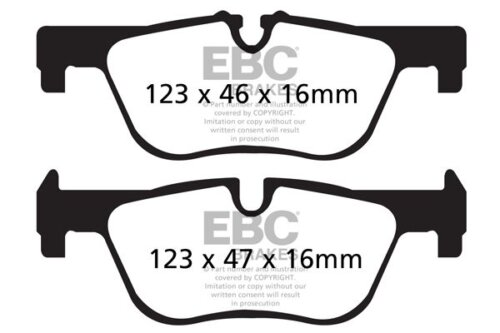 EBC Ultimax rear brake pads for BMW 1, BMW 4