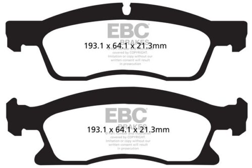 EBC Ultimax front brake pads for Dodge Durango