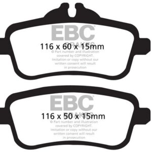 EBC Ultimax stražnje kočione pločice za Mercedes-Benz CLA, Mercedes-Benz CLA-Class