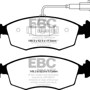 EBC Ultimax prednje kočione pločice za FIAT 500, FIAT Punto