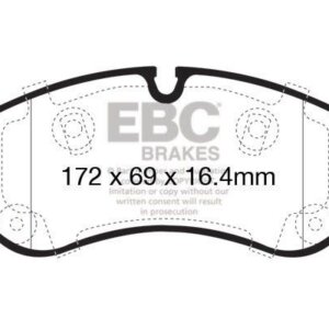 EBC Ultimax prednje kočione pločice za Ford Transit Courier, Ford Transit