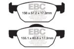 EBC Ultimax front brake pads for Honda Civic