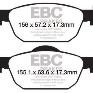 EBC Ultimax prednje kočione pločice za Honda Civic
