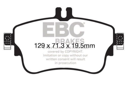 EBC Ultimax front brake pads for Mercedes-Benz B-Class, Mercedes-Benz CLA