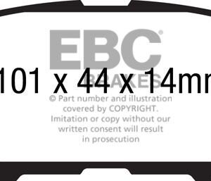 EBC Ultimax stražnje kočione pločice za Mitsubishi Outlander, Mazda 6