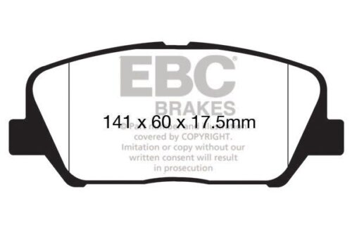 EBC Ultimax front brake pads for Hyundai Veloster, KIA Optima