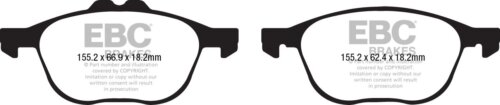 EBC Ultimax front brake pads for Ford Tourneo Connect, Ford C-Max