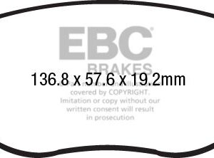 EBC Ultimax prednje kočione pločice za FIAT 500L