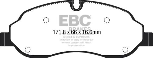 EBC Ultimax prednje kočione pločice za Ford Transit Courier, Ford Transit