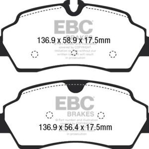 EBC Ultimax stražnje kočione pločice za Ford Transit Courier, Ford Transit