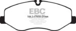 EBC Ultimax front brake pads for Mercedes-Benz Marco Polo