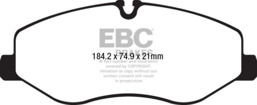 EBC Ultimax front brake pads for Mercedes-Benz Marco Polo