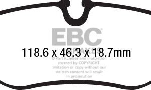 EBC Ultimax stražnje kočione pločice za Mercedes-Benz Marco Polo