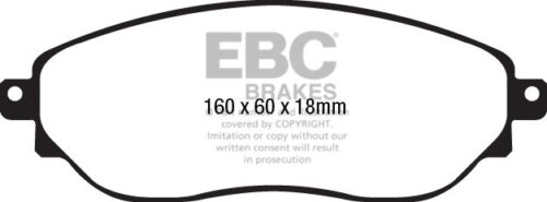 EBC Ultimax front brake pads for Nissan NV300, Opel Vivaro