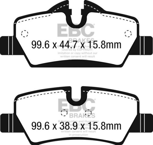 EBC Ultimax rear brake pads for Mini MINI Convertible, MINI Mini