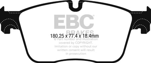 EBC Ultimax front brake pads for Jaguar F-Pace, Land Rover Range Rover Velar