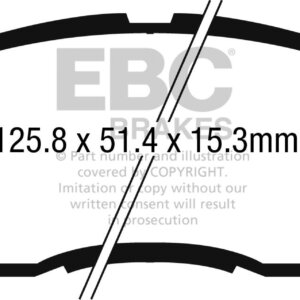EBC Ultimax prednje kočione pločice za Mazda 2