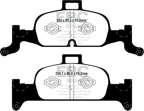 EBC Ultimax front brake pads for Audi A4, Audi A5